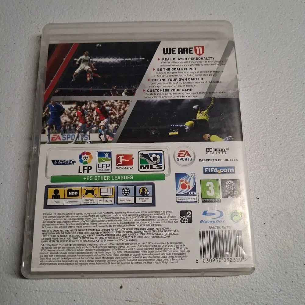 FIFA 11 - Playstation 3 EA Sports PAL VERSION